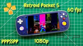 Retroid Pocket 5 PSP Emulation