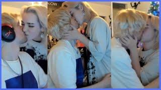 xQc kisses NYYXXII for 2 minutes straight