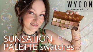 ️ WYCON SUNSATION EYESHADOW PALETTE ️ SWATCHES | One B Queen