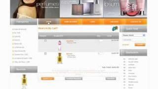 Parfume shop with osCommerce template