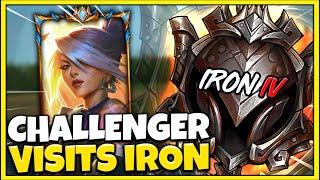 Challenger Akali Main visits Iron 4... ELO Hell Actually exists. - League of Legends
