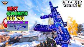 BEST GUN For RANKED UP // RUS-79U Best Gunsmith For Call Of Duty Mobile // Loadout + Gameplay