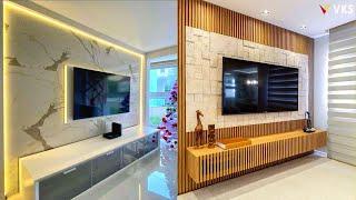 TV Unit Design For Living Room | TV Cabinet Design | TV Wall Panel  Interior |Wall Mount TV Cupboard