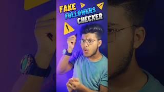 Check Fake Followers Instagram? #techduoo #ytshorts #shorts