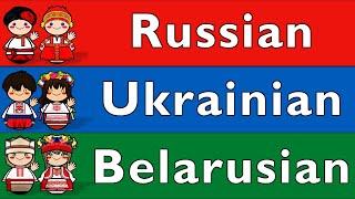 EAST SLAVIC RUSSIAN, UKRAINIAN & BELARUSIAN