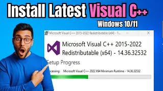 How to Download & Install Visual C++ in Windows 10/11 (2023 NEW)