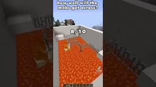 minecraft mob parkour  #funny #shorts #viral #trending #tiktok #comedy #minecraft