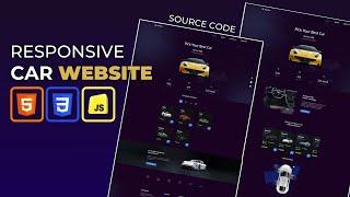 Create a Stunning Responsive Car Website Using HTML, CSS, and JavaScript | Full Tutorial with Code