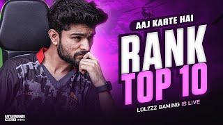 AAJ TOP 10 HOKE RAHEGA | CONQUEROR RANK PUSH