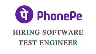 PhonePe hiring Software Test Engineer | Software Test Analyst |Experience Test Analyst #jobrefer4u