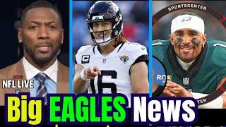 News Today Eagles:  NFL LIVE - Ryan Clark claims Trevor Lawrence will lead the Jaguars to the AFC