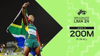 's Bayanda Walaza completes iconic sprint double | World Athletics U20 Championships Lima 24