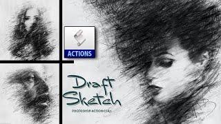 Pencil Sketch Photo Effect Photoshop Action !! Sketch photo Effect