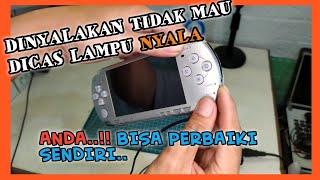 FIX PSP 2000 TIDAK MAU NYALA || LAMPU CHARGER NORMAL