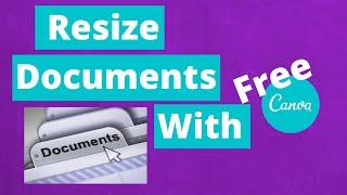 How To Resize A Canva Document In The Free Account