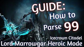 Guide: How to Parse 99 Lord Marrowgar HM. Tips for Boomie & Casters | WotLK ICC P4 Balance Druid