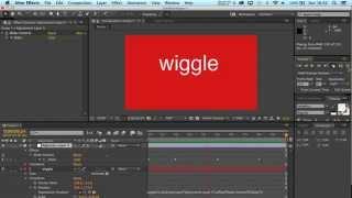 Wiggle Expression and Slider in After Effects