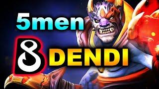 DENDI B8 vs 5Men - NEW ROSTER! - OMEGA League DOTA 2