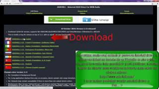 Asio4all Driver Download...