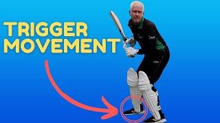 How To Bat In Cricket With The Correct Trigger Movement - Gary Palmer Coaching Tips