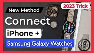 How To Connect Samsung Galaxy Watch To iPhone. Connect Samsung Galaxy Watch 4 With iPhone 2024 Trick