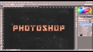 Fire Text Effect Photoshop cs6 tutorial   10Youtube com