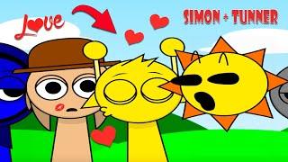 Incredibox Sprunki - SIMON + TUNNER KISS MOD | Jevin Likes Tunner? [Sprunki mods]