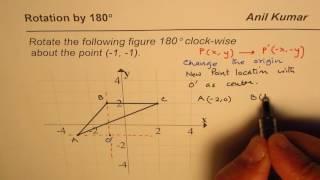 Rotation About a Point Other Than Origin by 180 degrees