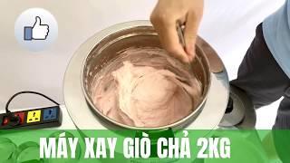 Giới Thiệu Máy làm chả lụa gia đình 2kg tại HCM, Máy xay chả lụa 2 lớp Sài Gòn