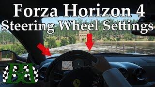 Forza Horizon 4 Steering Wheel Settings / Force Feedback (FFB) For Cruising And Racing Like A Boss!