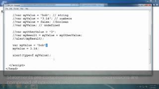 5/21 Javascript Fundamentals - JavaScript Variables, Types, Operators, and Expressions