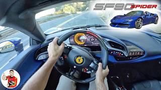 The Ferrari SF90 Spider is Seductively Fast + Smooth (POV Drive Review)