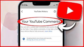 How to See Comment History on YouTube (2024)