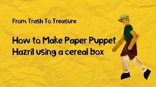 Make paper puppet easy (ASMR)