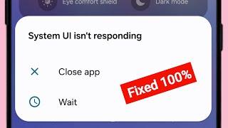 How to Fix System UI isn’t Responding Error Problem on Android Phone | System UI Not Responding