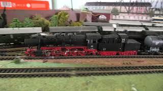 1 round on layout for 2 trains, are those 2 rounds?  2-10-0 DB 50 888 and Lima ÖBB 4010