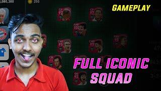 Full Iconic Squad Gameplay | The Best Squad | Pes 2021 Mobile | Team Infinity |