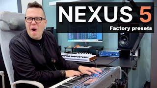 refx Nexus 5 - new additional 1177 factory presets - walkthrough with Bartek