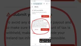 How to Fill Ireland Tax Info on AdSense Account || Latest Google AdSense Update