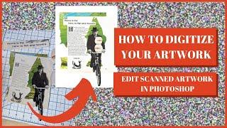 How to Digitize your Artwork Tutorial | Analog Art to Digital, Scanning Artwork for Social Media
