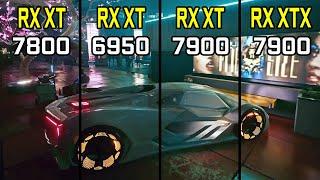 RX 7800 XT vs RX 6950 XT vs RX 7900 XT vs RX 7900 XTX - Test in 14 Games