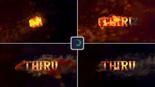 Insta Trend Name Art Reels Video Editing in Alight Motion Tutorial Tamil | Tamizhan Tech