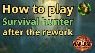 How to play survival hunter, 101 | Rotation guide | pre-patch the war within | world of warcraft