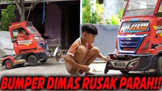 BUMPER DIMAS RUSAK PARAH!! GARA GARA NABRAK..