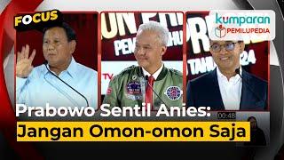 Momen Prabowo Sindir Anies: Jangan omon, omon, omon, kerjanya omon saja