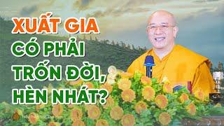 Xuất gia có phải là trốn đời, hèn nhát? | Thầy Thích Trúc Thái Minh giải đáp thắc mắc