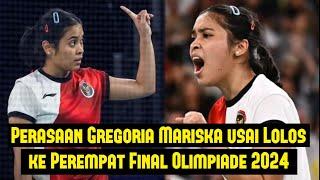 Perasaan Gregoria Mariska usai Lolos ke Perempat Final Olimpiade 2024