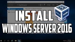 How To Install Windows Server 2016 on Virtualbox