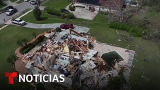 Un poderoso tornado impacta el condado de Seminole en Florida | Noticias Telemundo