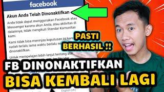 Cara Mengembalikan Akun fb yang Dinonaktifkan - Pasti Berhasil